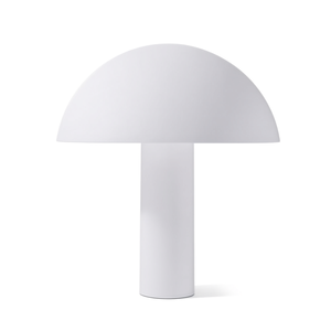Lampada da Tavolo Moderna con Paralume a Cupola Bianco, Illuminazione d'Accento Contemporanea per Camera da Letto e Soggiorno - Product Image 3