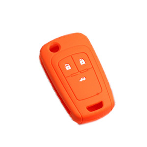 Funda de silicona para llave de coche Buick Excelle Regal Excelle GT Verano, protector de llavero con botones de bloqueo, desbloqueo y maletero - Product Image 1