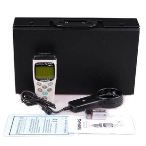 Medidor de Velocidad del Aire Tenmars TM-411, Anemómetro, Probador de Velocidad y Temperatura del Aire para Pruebas de Flujo de Aire en Conductos con Registro de Datos - Product Image 4