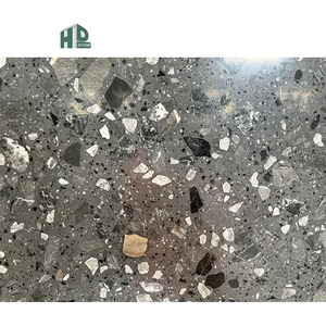 Dalles de terrazzo grises en <span class=keywords><strong>pierre</strong></span> inorganique préfabriquée, aspect marbre moderne, antidérapantes, <span class=keywords><strong>pour</strong></span> la décoration de terrasses extérieures - Product Image 3