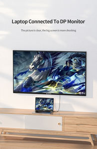 สายเคเบิลอะแดปเตอร์4K 60Hz HD DP สำหรับตัวแปลง PS5 TV Box <span class=keywords><strong>Xbox</strong></span> PVC สำหรับ HDTV - Product Image 4