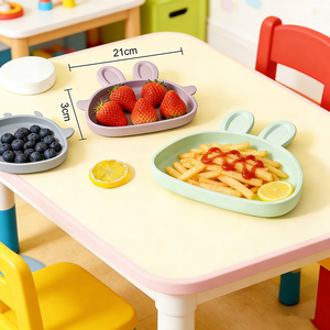 Plato <span class=keywords><strong>de</strong></span> Silicona <span class=keywords><strong>para</strong></span> Bebés con Formas <span class=keywords><strong>de</strong></span> Animales, <span class=keywords><strong>para</strong></span> la Primera Etapa <span class=keywords><strong>de</strong></span> Alimentación Complementaria (OEM/ODM) - Product Image 1