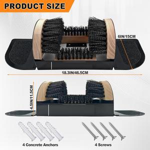 Brosse et <span class=keywords><strong>grattoir</strong></span> pour bottes, nettoyeur de chaussures robuste pour l'extérieur, pour la boue, la saleté et la <span class=keywords><strong>neige</strong></span>, nettoyeur de bottes durable pour l'extérieur - Product Image 4