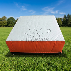 WINSUN Airbag d'atterrissage gonflable en PVC ignifuge, populaire et durable, certifié CE, sans plomb, installation facile pour VTT, BMX et sports extrêmes - Product Image 1