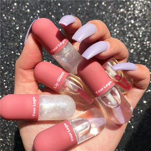 Groothandel Nieuwe Populaire Mini 4.5 Ml Pil Vorm Lipgloss Buis Lege Kleine 3Ml Sample Size Plastic <span class=keywords><strong>Capsule</strong></span> Lipgloss container - Product Image 1