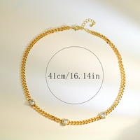 Nouveau collier en zircon tendance, style français haut de gamme, combinaison exquise, style 2026, approvisionnement direct d'usine