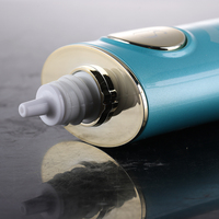 Flacon cosmétique plat vide de 40 ml, flacon souple pour fond de teint liquide, écran solaire, ouverture facile, emballage en plastique ABS