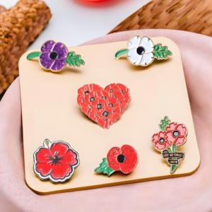 Benutzer definierte Opium Mohn Pins Weiche und harte Emaille Metall Anstecknadeln Charms mit Vergoldung Tiers port Abzeichen Souvenirs Charms - Product Image 2