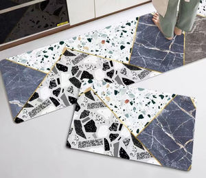 Fabrik preis Wasserdicht <span class=keywords><strong>2</strong></span> Stück Silikon Trocken dicke Kristall Samt Material Teppiche und Matten für die Küche - Product Image 6