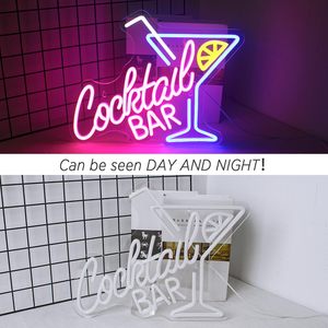 <strong>Cocktails</strong> Bar <strong>Neon</strong> Signs, Led <strong>Neon</strong> Bar <strong>Sign</strong> <strong>Cocktail</strong> <strong>Neon</strong> Light <strong>Sign</strong> for Wall - Product Image 2