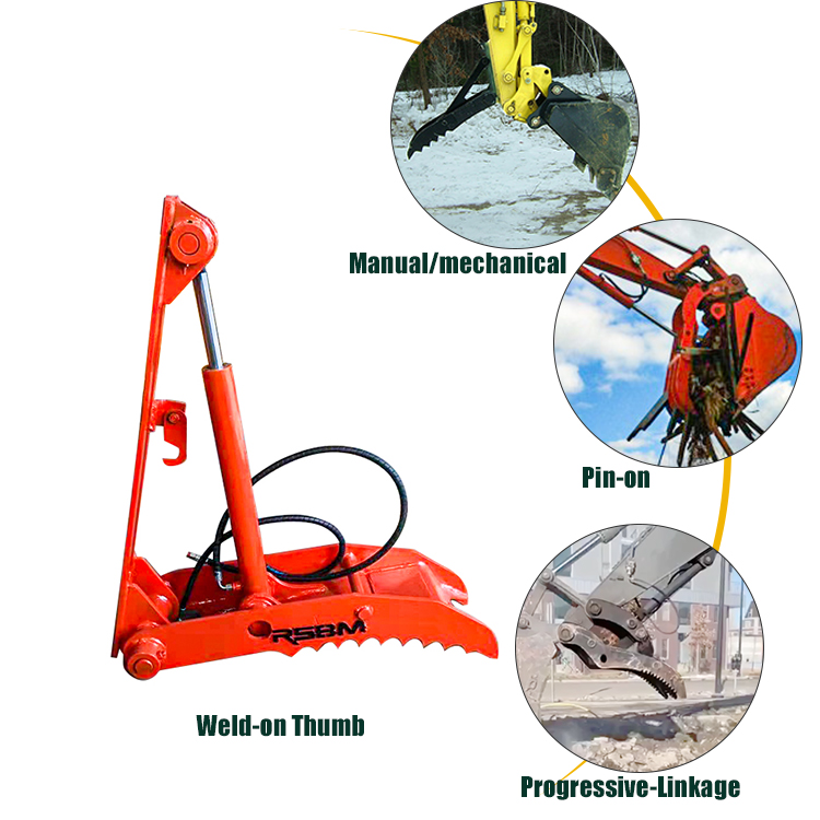 油圧サムバケットキット付き小型掘削機| Alibaba.com