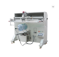 Machine d'impression sérigraphique grand format S-1200 pour panneaux routiers coniques, poubelles, pots de fleurs, bouteilles d'eau de 5 gallons