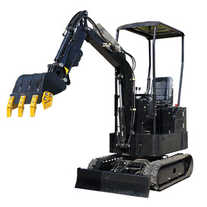 Miniexcavadora con Gancho, Máquina para la Transformación Rural, Excavadora con Garra para Madera, Zanjadora para Huertos, Excavadora para Mantenimiento de Carreteras - Product Image 5