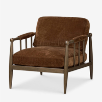 Fauteuil de détente en tissu minimaliste moderne pour la maison, salon