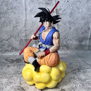 Figurine d'action Dragon Ball <span class=keywords><strong>Z</strong></span> Super Saiyan Goku assis sur un nuage volant, figurine d'action anime DBZ, modèle de jouet - Product Image 3