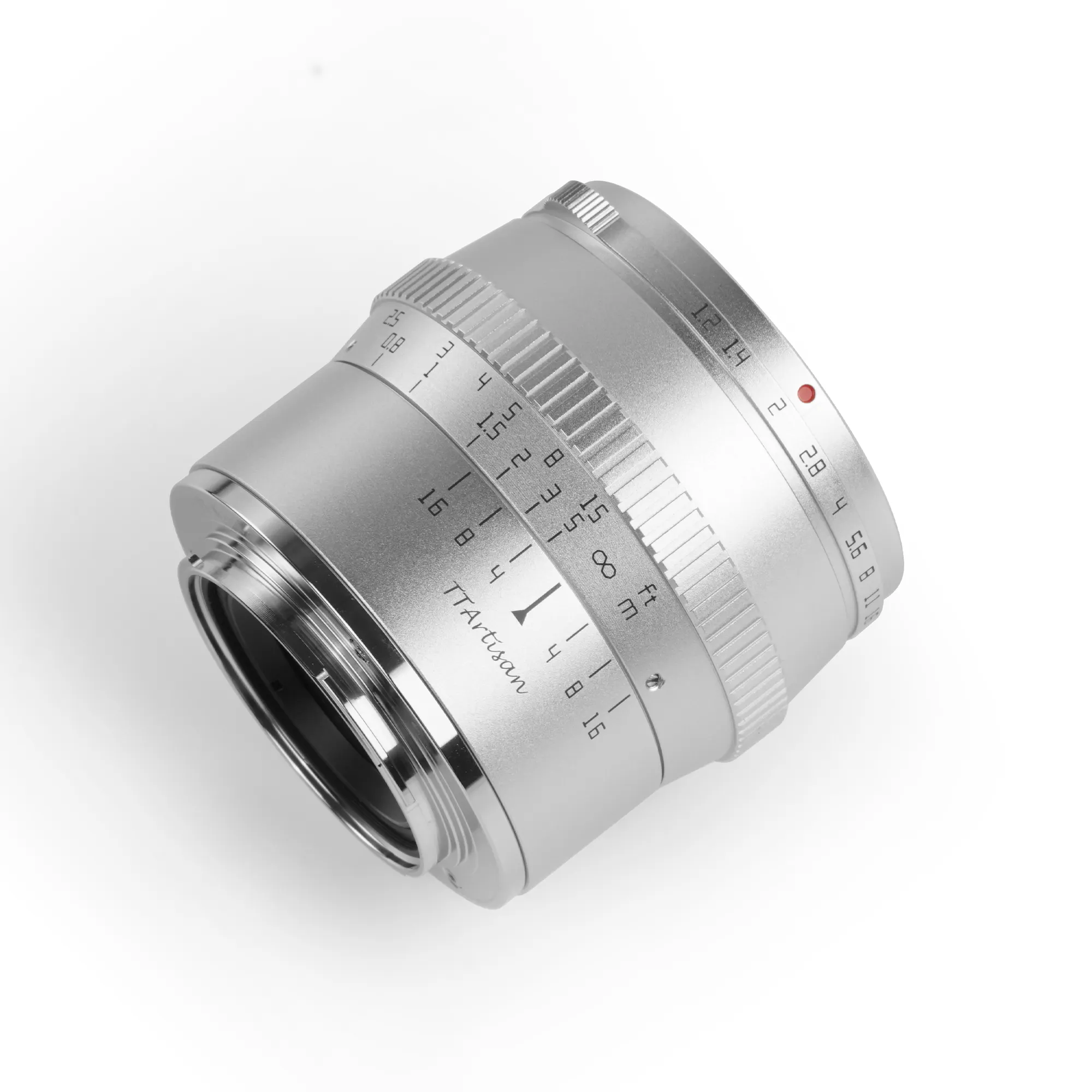 TTArtisan 50mm F1.2 APS-C Manual Focus Lens For Nikon Z Sony E Fujifilm X M43 Canon EOS-M Mount Camera DSLR NEW Silver
