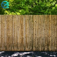 Clôture en bambou écologique 20-22MM pour jardin, mur, allée, portail, treillis, couverture de toit (matériel de clôture anti-pourriture)