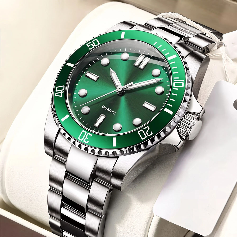 Quadrante verde argento