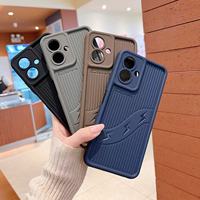 Nouvelle coque de téléphone portable en TPU souple mat avec effet de bulles et de rayures anti-chute, accessoires pour téléphone portable en gros pour Samsung A03 A07 A16 A56