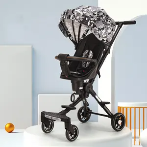 Хорошее качество, дешевая детская коляска/китайский новый дизайн, черная Роскошная детская коляска для продажи