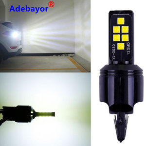 <span class=keywords><strong>Dembele</strong></span>-bombilla Led T20 DC12V-24V para coche, luz de señal de giro para marcha atrás automática, 3030, 12SMD, T20, 7443, W21-5W, ámbar, blanco y rojo - Product Image 5