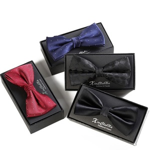 Adjustable Men's Bow Tie Plaid Polka Dots Striped Pre-tied Tuxedo Butterfly Bowtie Formal Neck Ties Wedding Party Accessories - Product Image 5