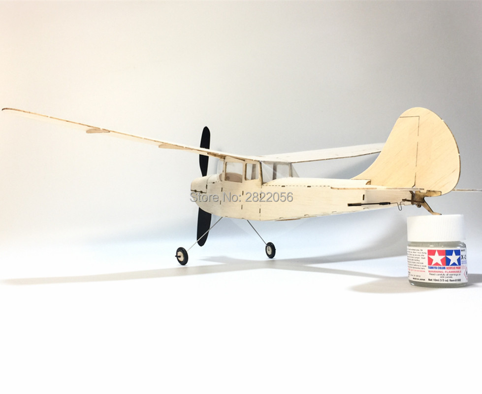 ミニRC飛行機 レーザーカット バルサ材 飛行機キット L-19 モデル構築