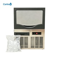 Machine à glaçons cubiques commerciale haut de gamme sous comptoir, refroidie par air, glace cristalline pour bar et magasin de boissons