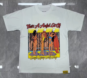DAT is een GEWELDIGE hoeveelheid hoestsiroop T-shirts Herenkleding Hoge kwaliteit 100% katoen bedrukte oversized T-shirts voor heren - Product Image 3