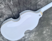 Guitare basse électrique de haute qualité en forme de violon, guitares électriques