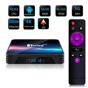 Meilleure <span class=keywords><strong>box</strong></span> TV intelligente Android 12 TV98 H313 Quad Core Allwinner H313 4K avec WiFi 2.4G+5.8G - Product Image 1