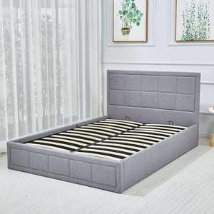 <span class=keywords><strong>Lit</strong></span> <span class=keywords><strong>de</strong></span> rangement rembourré avec levage hydraulique, grand rangement caché, mobilier <span class=keywords><strong>de</strong></span> chambre à coucher, <span class=keywords><strong>lit</strong></span> simple minimaliste, cadre <span class=keywords><strong>de</strong></span> <span class=keywords><strong>lit</strong></span> élégant avec lignes verticales - Product Image 1