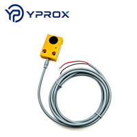Sensor Proximitas Induktif Persegi YPROX LJ10C Jarak Deteksi 8mm 10-30V DC IP67 300Hz Saklar Posisi