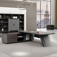 Chaise de bureau de patron peinte en foncé de style moderne combinaison de mobilier de bureau de président atmosphérique de direction unique