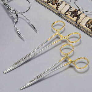 Portaagujas Mayo Hegar con Inserto de Carburo de Tungsteno, 15 cm y 24 cm, Juego de Instrumentos Manuales de Acero Inoxidable Alemán, Certificado CE ISO - Product Image 3