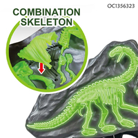 Kit de fouilles archéologiques éducatif pour enfants, jouet de bricolage pour l'éveil scientifique, kit de fouilles d'œufs de dinosaures fossiles pour enfants
