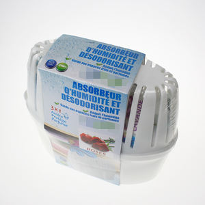 Déshumidificateur rechargeable 900ML Boîtes à charbon de bois Boîte d'absorption d'humidité pour placard - Product Image 3