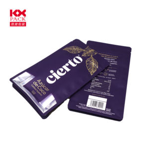 Bolsas de Plástico Impresas Personalizadas, Bolsas de Mylar para Envasado de Alimentos, Bolsa para Café, Bolsa Doypack con Fondo Plano y Ventana - Product Image 3