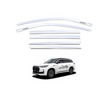 Viseras para Ventanas Moldeadas por Inyección de ABS, Instalación con Cinta Adhesiva, Protectores contra la Lluvia, Deflectores de Ventilación para Chery Tiggo 9 JAECOO J8