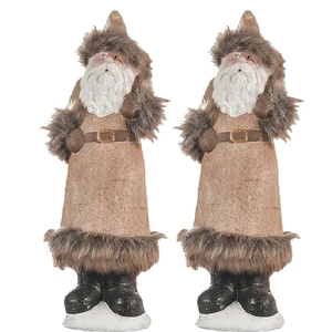 2 pezzi di Babbo Natale su misura decorazioni per gnomi di natale ornamenti per la casa per regali di festa fatti a mano FCJ artigianato