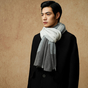 2024 Mới Xu Hướng 100% Cashmere Khăn Khăn Choàng Mùa Đông Đan Cashmere Len Khăn Cho Phụ Nữ Và Nam Giới Thực hiện Trong Nội Mông - Product Image 1