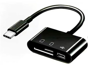 <span class=keywords><strong>3</strong></span>'ü 1 arada OTG Kart Okuyucu Tip-C Adaptör <span class=keywords><strong>SD</strong></span>/TF Kart Yuvaları USB 2.0 Arayüzü Çok Fonksiyonlu Harici Cep Telefonu Adaptörü - Product Image 5