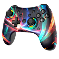 Control Inalámbrico para Juegos con Joystick de Efecto Hall, Luz RGB, Patrón Personalizado, Decoración In-Mold, Botones Traseros Programables