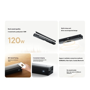 Hệ thống âm thanh truyền hình Xiaomi <span class=keywords><strong>2.1</strong></span> 120W <span class=keywords><strong>2.1</strong></span> kênh màu đen thanh âm thanh rạp hát tại nhà - Product Image 2