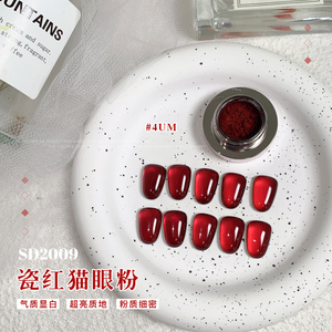 Giáng sinh năm mới mắt Ruby Red Cat Eye Gel Polish Set Gel Nail Polish Set Cat Eye - Product Image 5