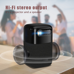 微微智能投影仪多模式投影发光二极管高光数字变焦3D迷你视频光束投影仪发光二极管电池户外光束 - Product Image 3