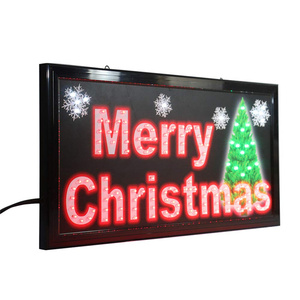 High <b>Light</b> <b>Led</b> Merry Christmas Sign Lamp <b>Led</b> Merry Christmas Digital Billboard - Product Image 6