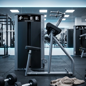 Machine de musculation pour <span class=keywords><strong>triceps</strong></span> et biceps assis avec sélection de charge par broche en acier - Product Image 5
