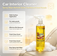 Nettoyant multi-usages pour l'intérieur de la voiture, tableau de bord, cuir, plastique, garnitures en tissu, dégraissant, détachant, dissolvant de saleté, soin