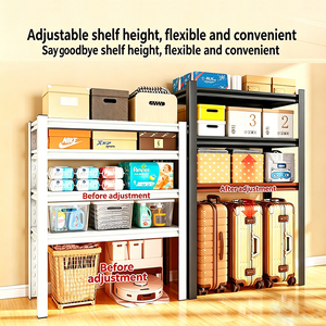 Estantería Metálica de Diseño Moderno, Ajustable, sin Pernos, de 5 Niveles, para Uso Doméstico - Product Image 3